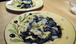 Squid Ink Pasta with Truffle Butter