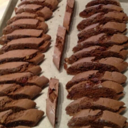 Chocolate Peppermint Biscotti