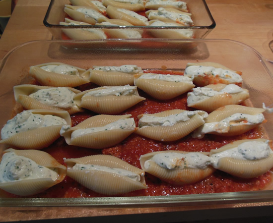 Homemade Stuffed Shells Tim and Victor's Totally Joyous Recipes