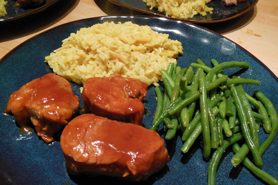 Pork Tenderloin and Rice-A-Roni TJRecipes.com Tim and Victor's Totally Joyous Recipes