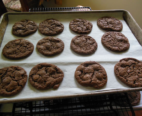Chocolate Peanut Butter Chip Cookies https://tjrecipes.com Tim and Victor's Totally Joyous Recipes