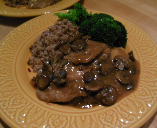 Veal Marsala - can't wait to get real Marsala IN Marsala