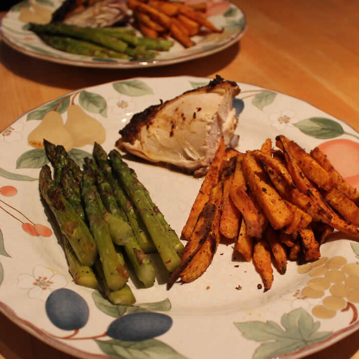 spatchcocked chicken