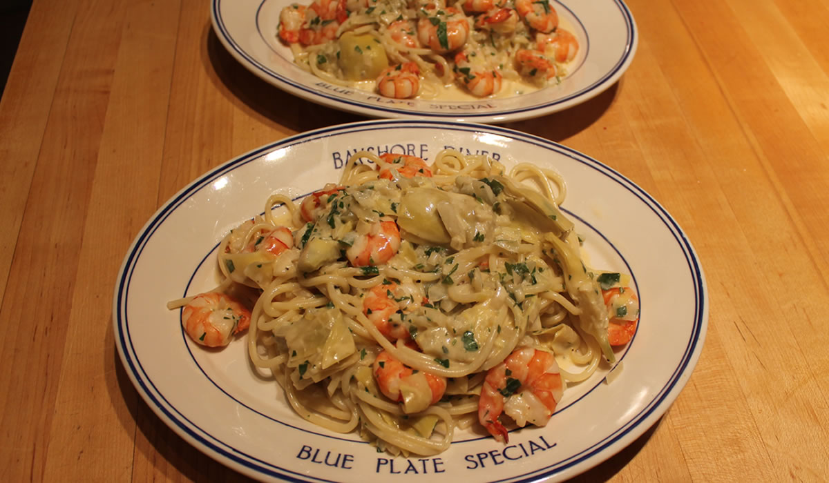 Spaghetti and Shrimp