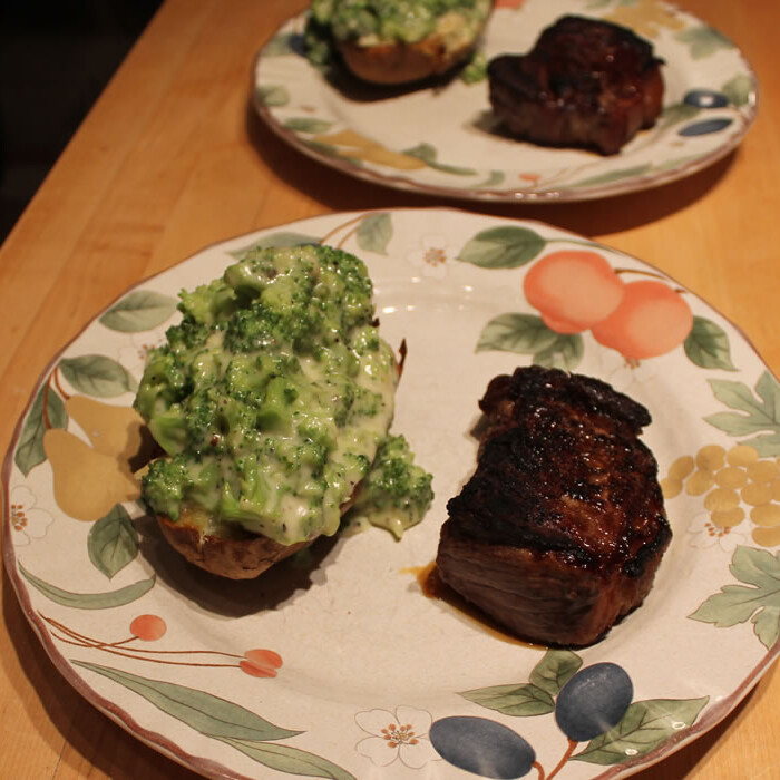 Steaks and Baked Potatoes