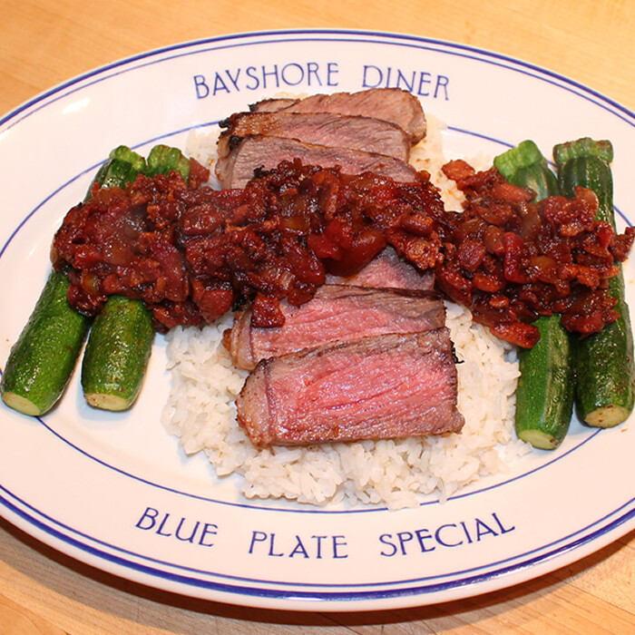 Steaks with Bacon and Chipotle