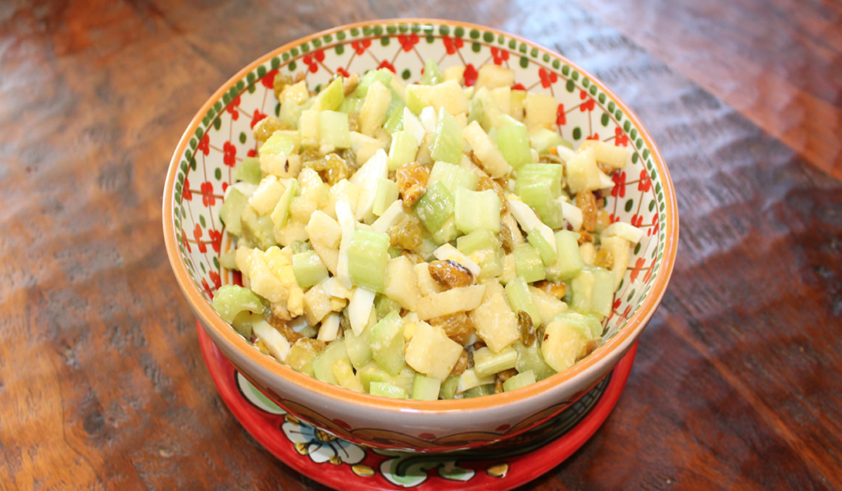 Celery and Apple Salad with Pistachios