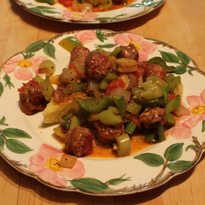 Polenta and Sausage
