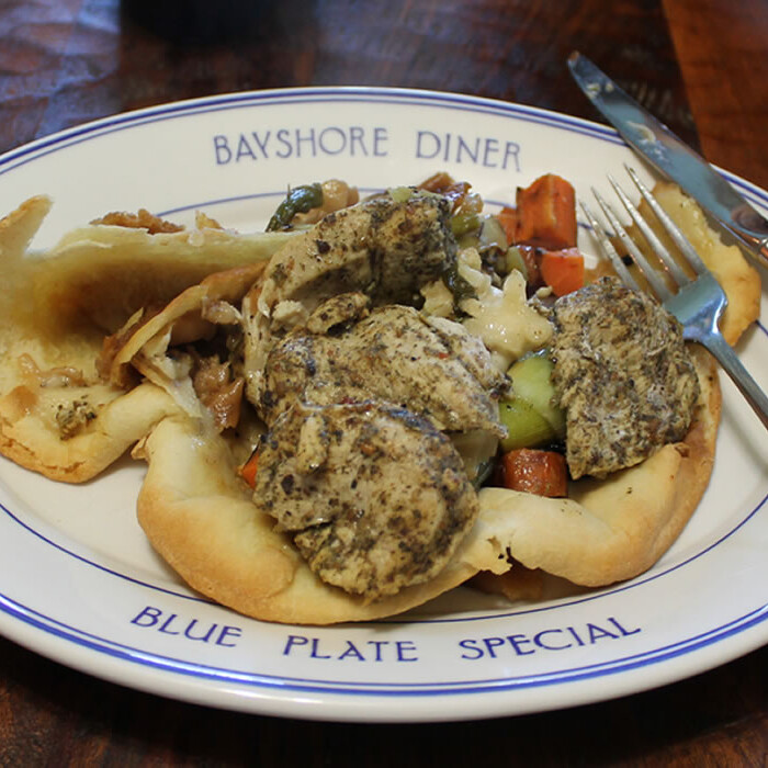 Taboun and Spiced Chicken