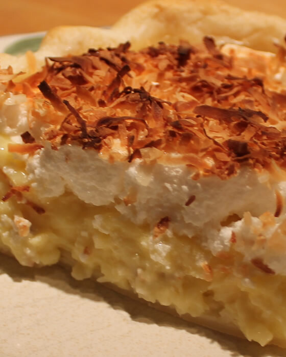 Coconut Custard Pie
