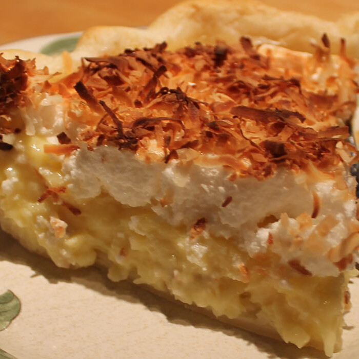 Coconut Custard Pie