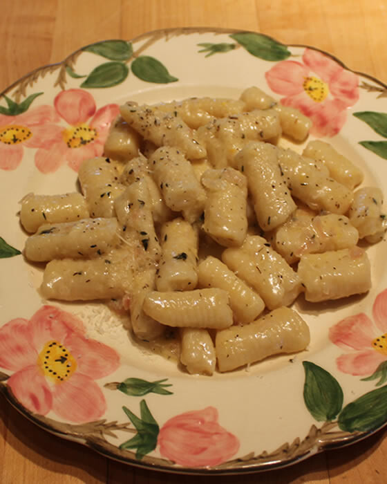 Lemon Ricotta Gnocchi