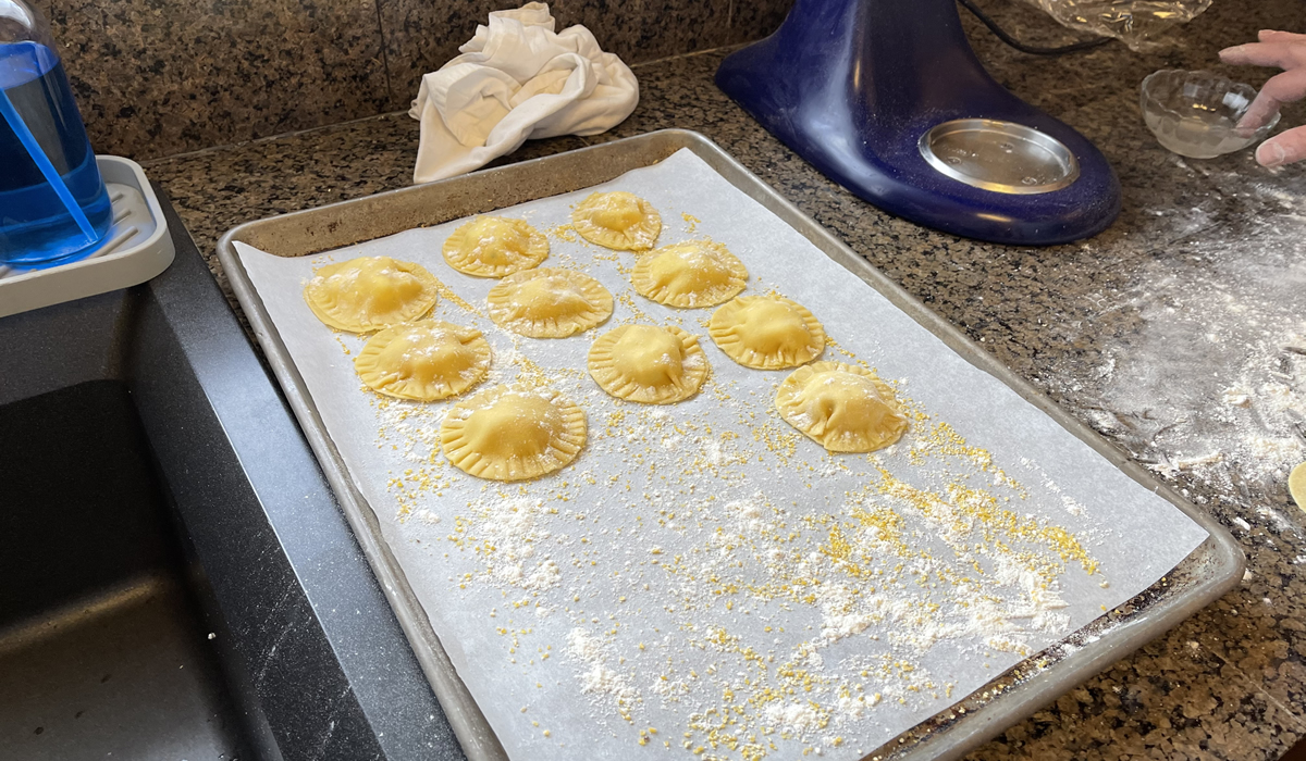 KitchenAid Ravioli Maker attachment Complements the pasta sheet