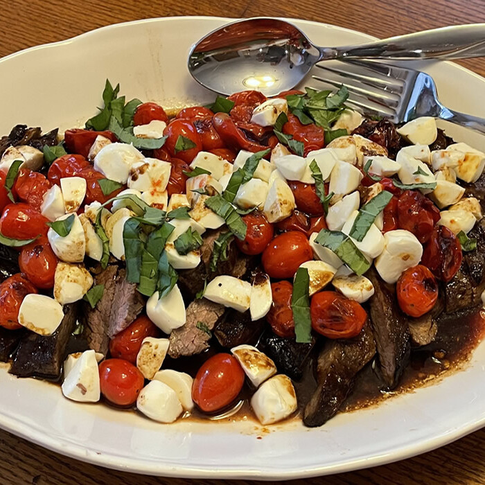 Flank Steak Caprese