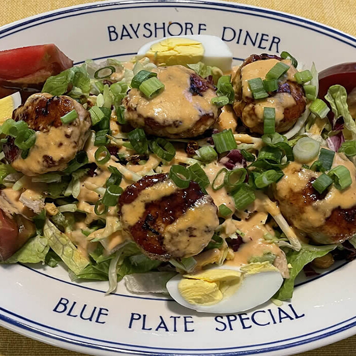 Japanese Chicken Meatball Salad